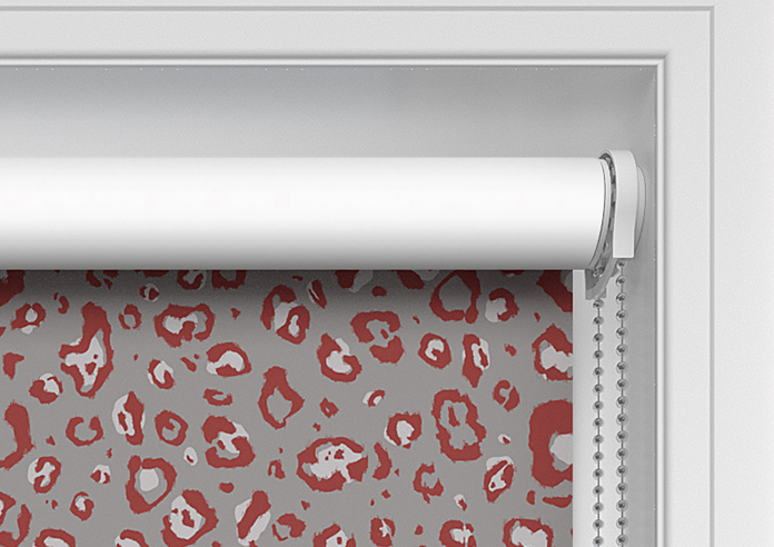 Leopard Luxe, Crimson - Twist&Fit Roller Blind - Image 11